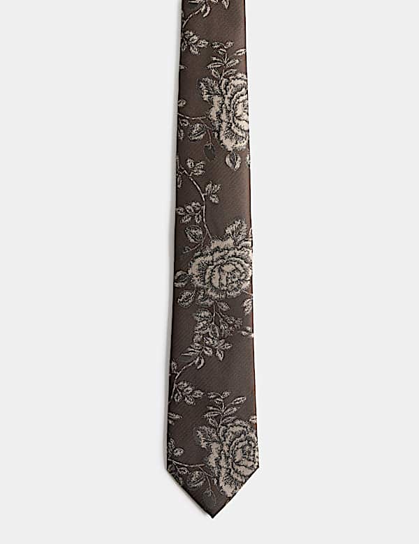 Corbata floral - US