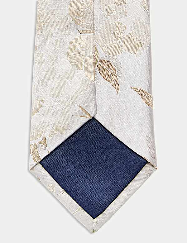 Floral Pure Silk Tie - NZ