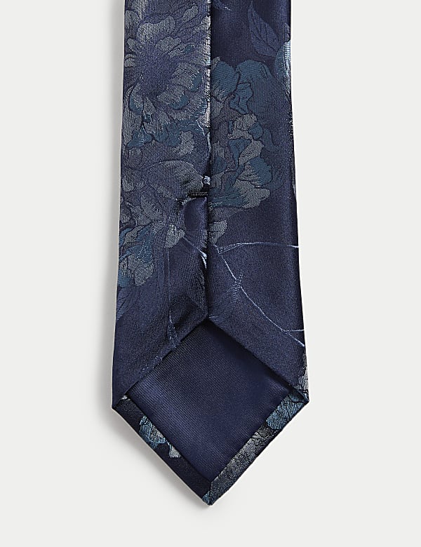 Floral Pure Silk Tie - HU