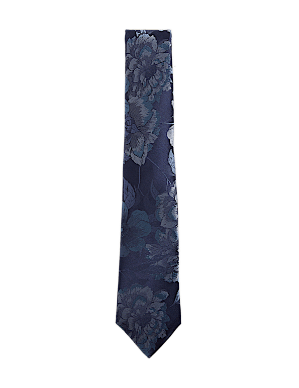Floral Pure Silk Tie