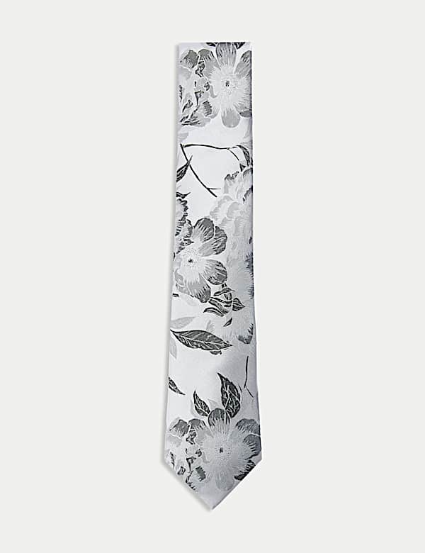 Floral Pure Silk Tie - BE