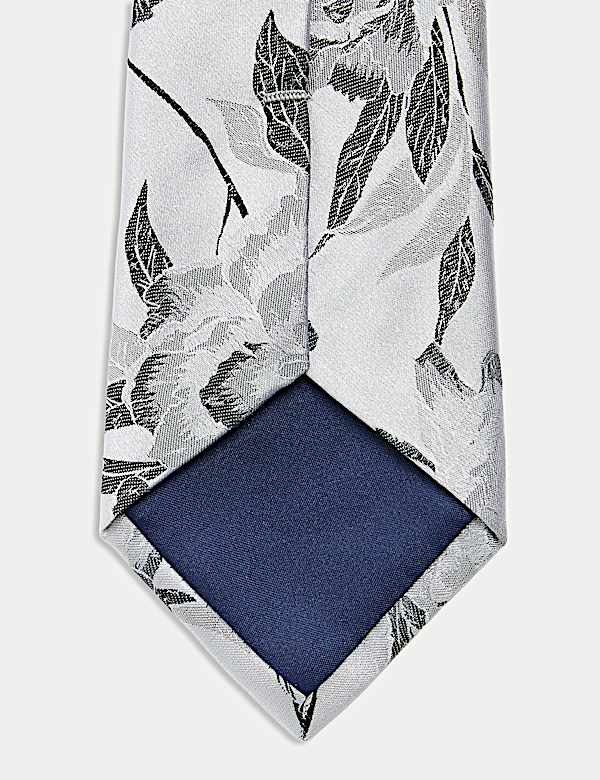 Floral Pure Silk Tie - BE