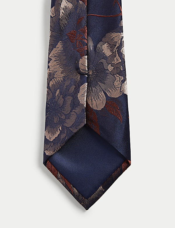 עניבה פרחונית ממשי טהור - IL