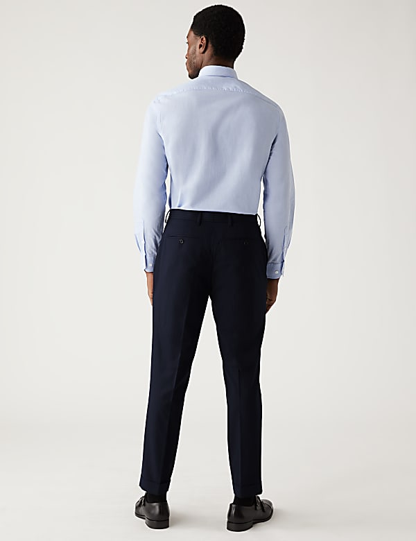 Slim Fit Pinstripe Stretch Suit Trousers
