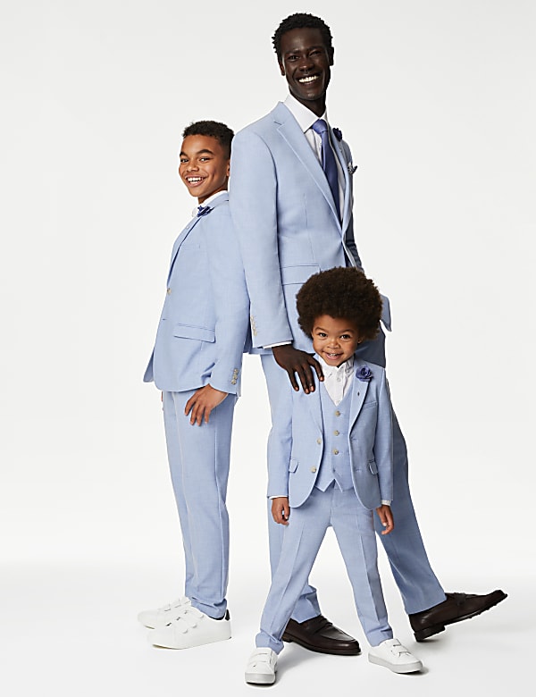 Slim Fit Marl Stretch Suit Jacket