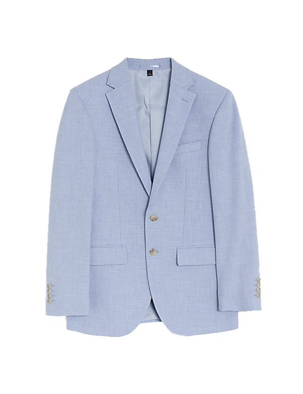 Slim Fit Marl Stretch Suit Jacket