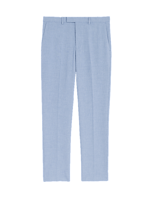 Slim Fit Marl Stretch Suit Trousers