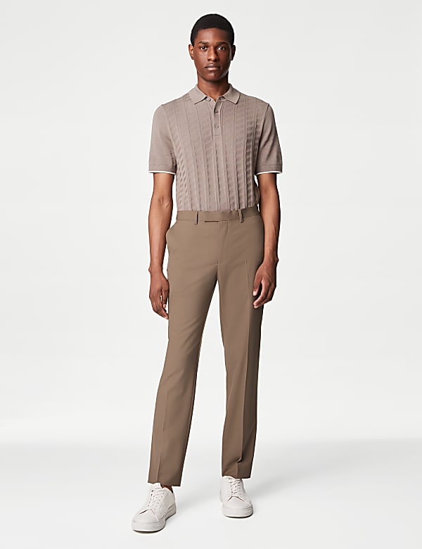 Marks and spencer khaki trousers online