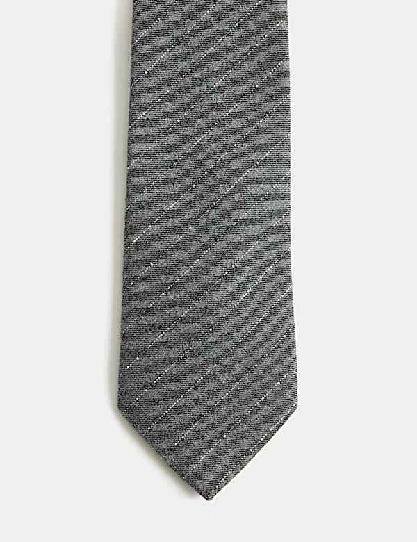 Thin Stripe Stretch Tie - CA