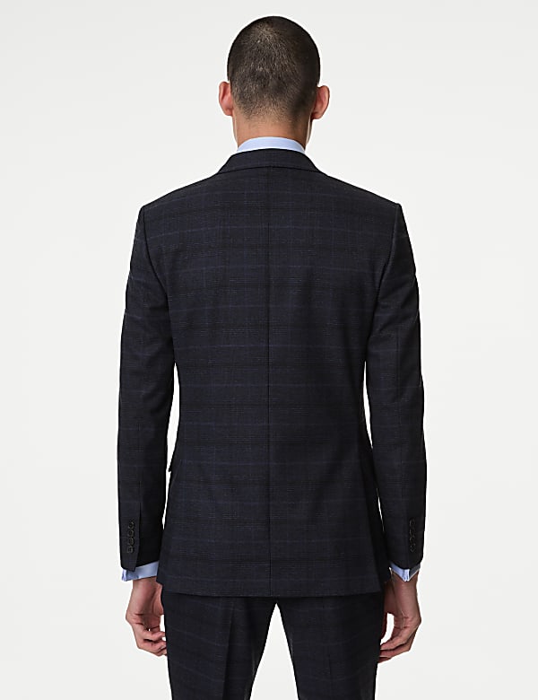 Slim Fit Prince of Wales Check Suit