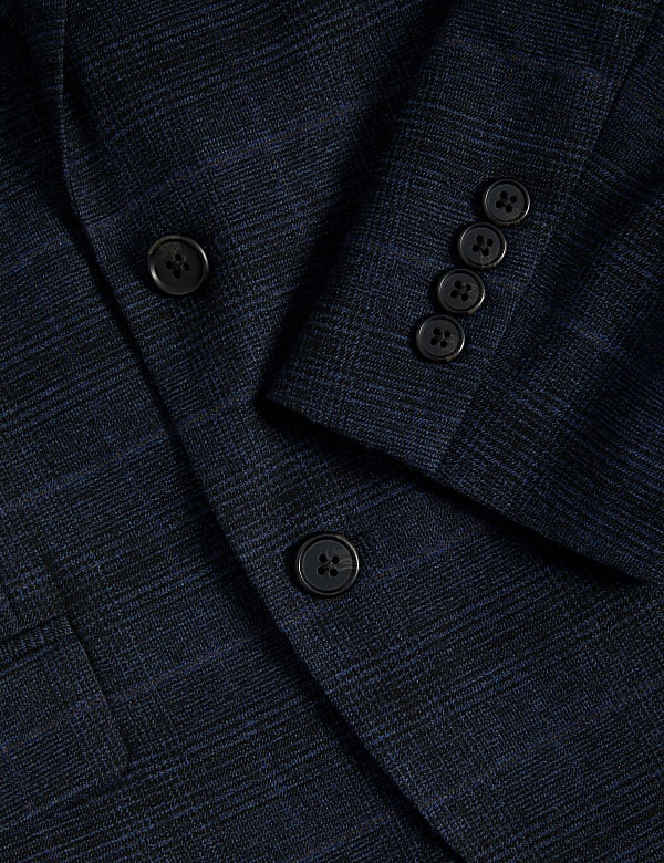 Slim Fit Prince of Wales Check Suit