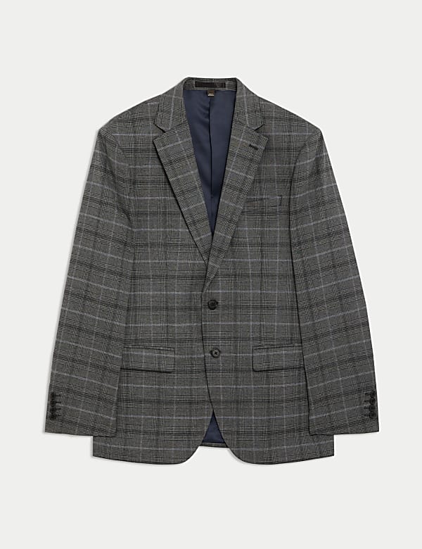 Jaket Kotak-kotak Regular Fit - ID