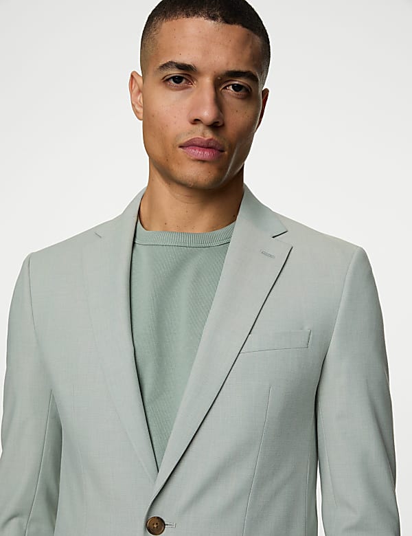 Slim Fit Stretch Suit Jacket