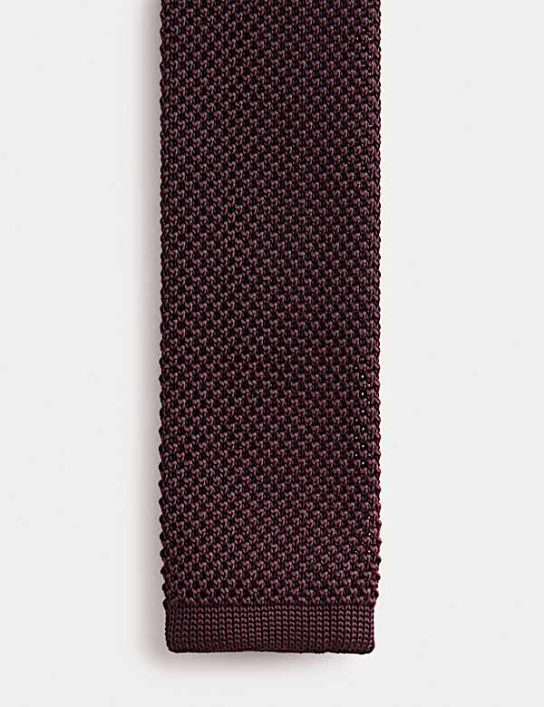 Textured Knitted Tie - JP