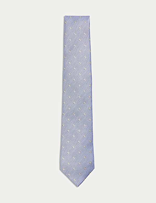 Geometric Pure Silk Tie - HR