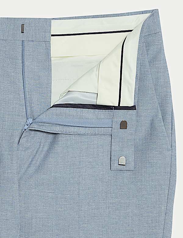 Schmal geschnittene Anzughose mit Stretchanteil - AT