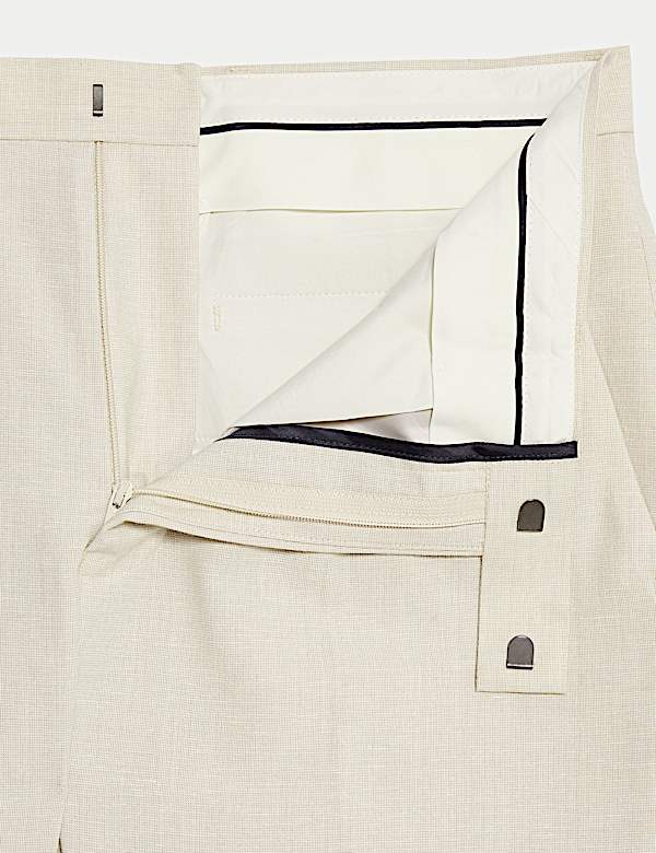 Slim Fit Stretch Suit Trousers - US