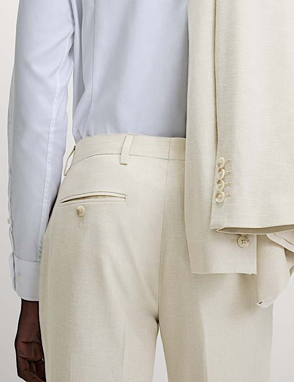 Slim Fit Stretch Suit Trousers - US