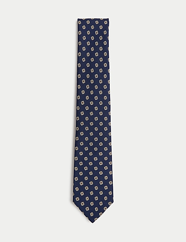 Wool Rich Tie & Pocket Square Set - BG
