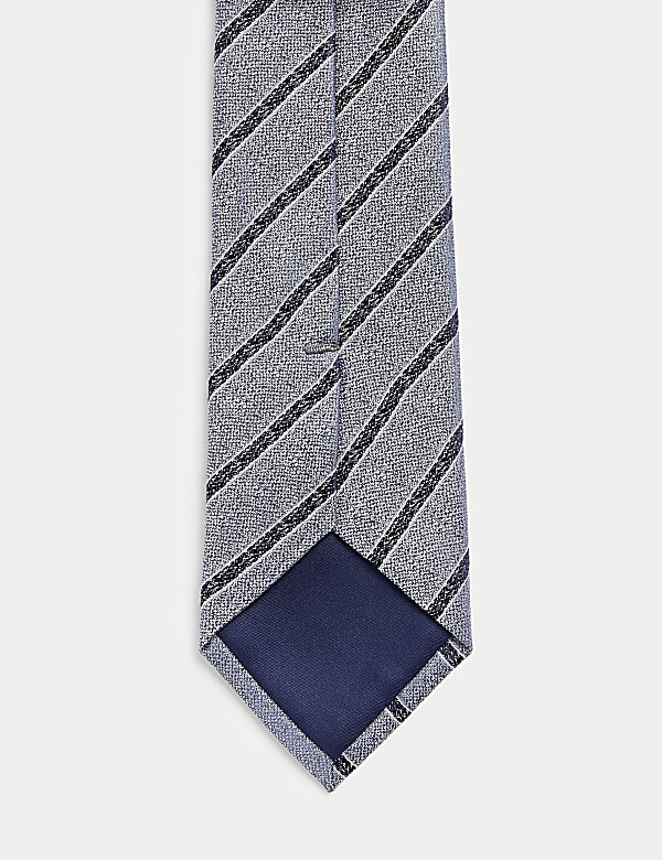 Pure Silk Striped Tie - NO