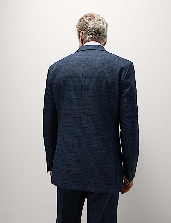 Regular Fit Check Suit Jacket - AT