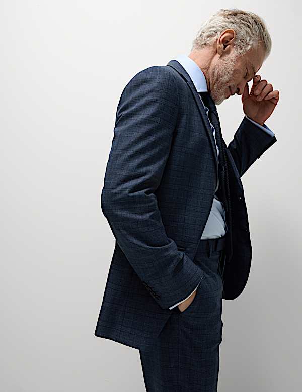 Regular Fit Check Suit Jacket - AT