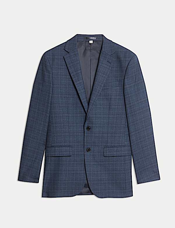 Regular Fit Check Suit Jacket - AT