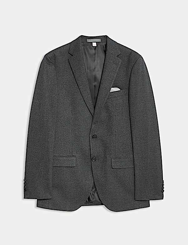 ז'קט חליפה בגזרה צרה עם דוגמת פפיטה - IL