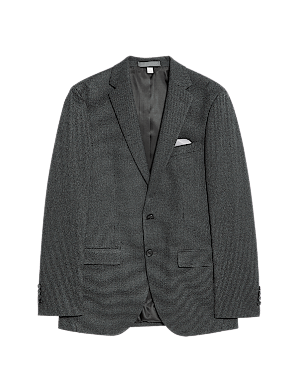 Slim Fit Puppytooth Suit Jacket