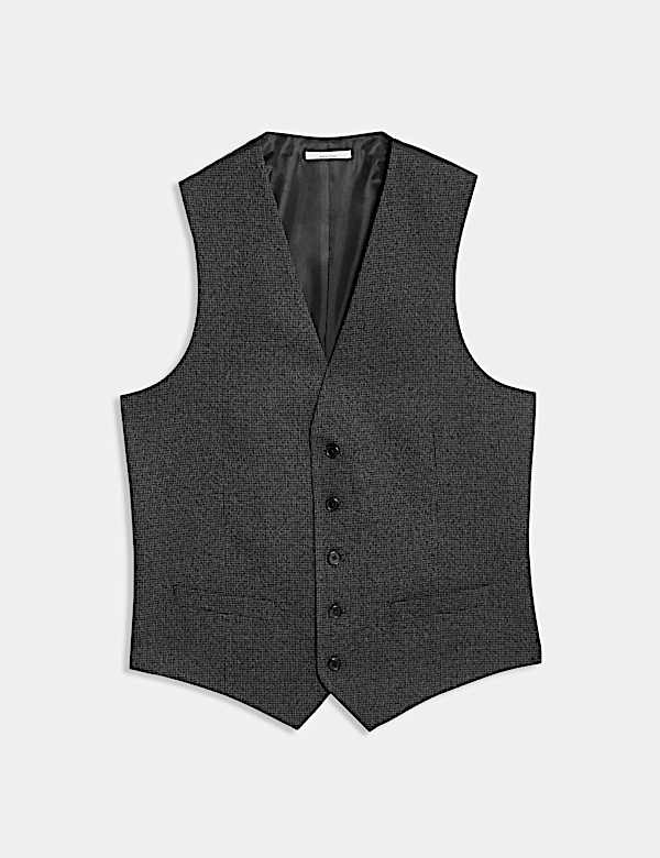 וסט בגזרה צרה עם סטרץ' בדוגמת פפיטה - IL