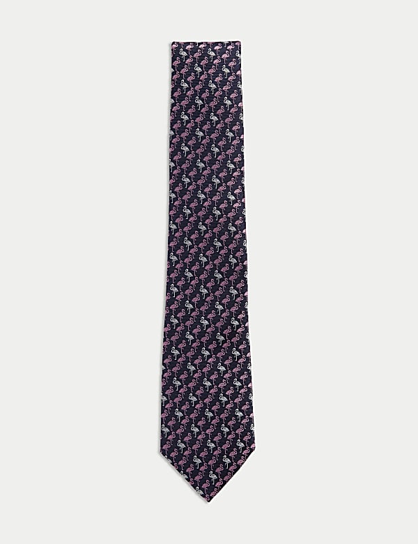 Flamingo Pure Silk Tie - RO