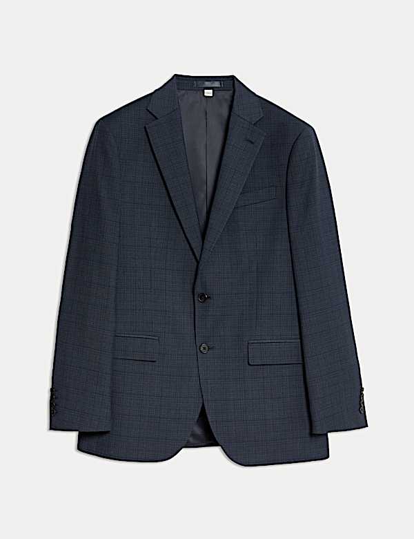 ז'קט Shadow משובץ בגזרה ישרה - IL