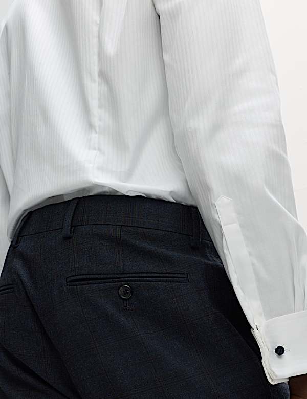 Skinny Fit Checked Trousers - JP