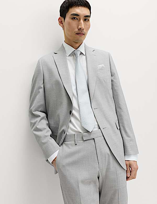 Tailored Fit Stretch Suit Jacket