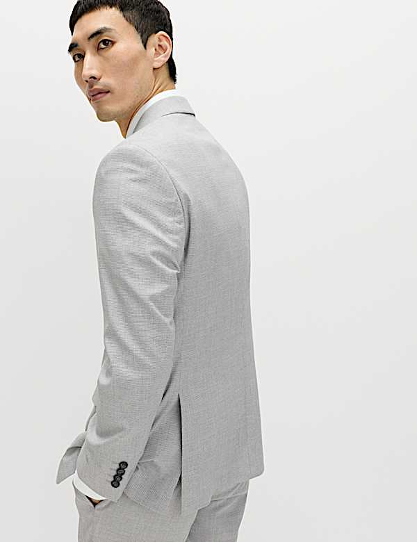 Tailored Fit Stretch Suit Jacket - BG