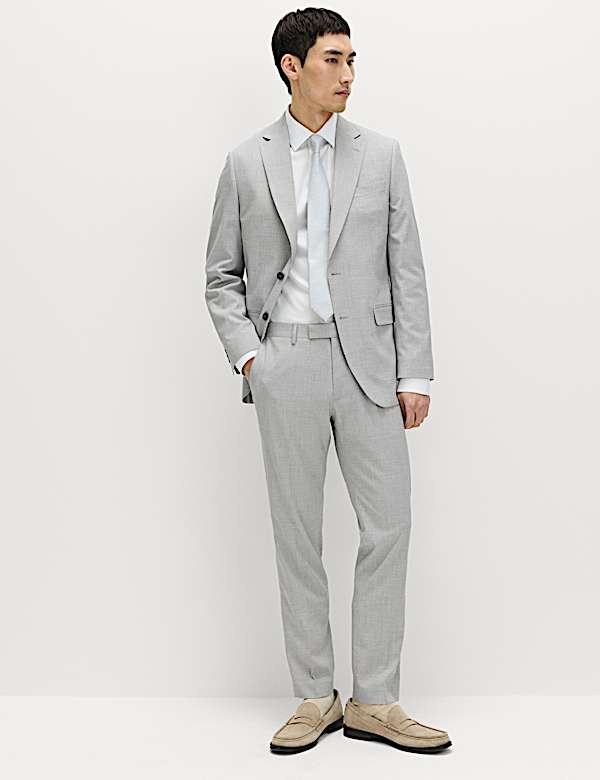 Tailored Fit Stretch Suit Jacket - BG
