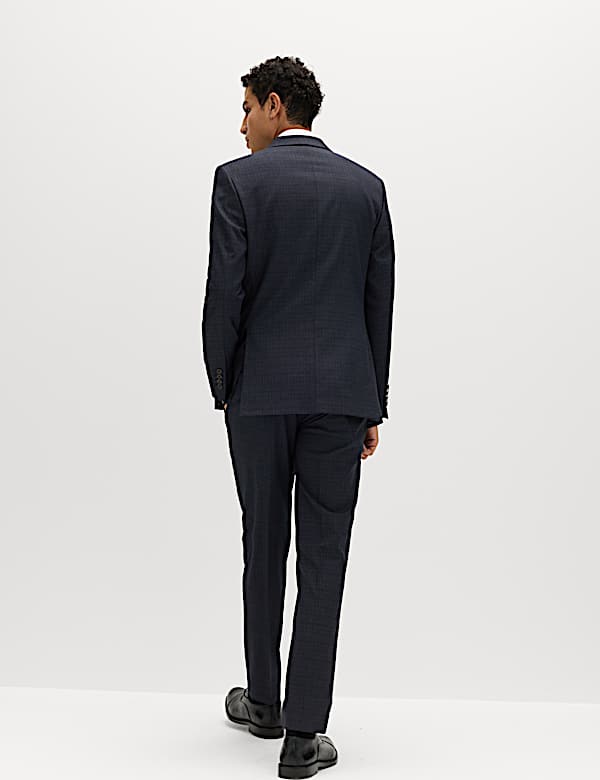 Slim Fit Textured Stretch Jacket