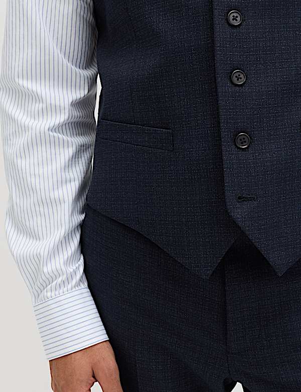 Textured Stretch Waistcoat - US