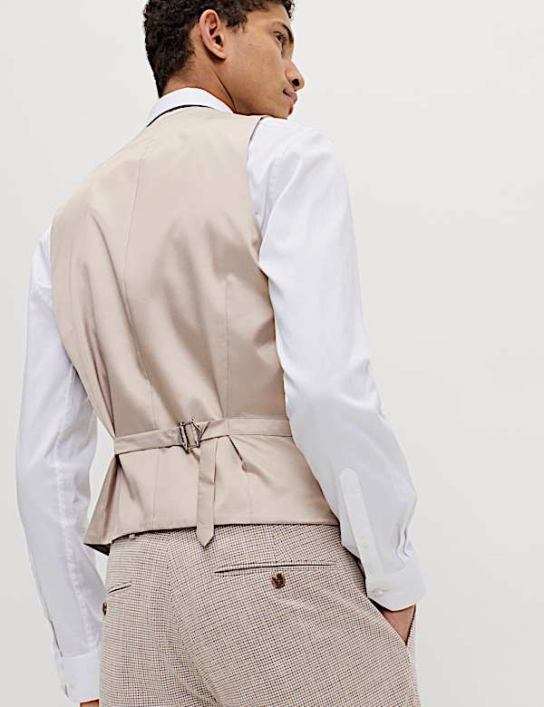 Taliored Fit Check Waistcoat - PT