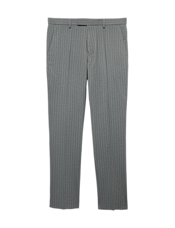 Slim Fit Pin Stripe Suit Trousers