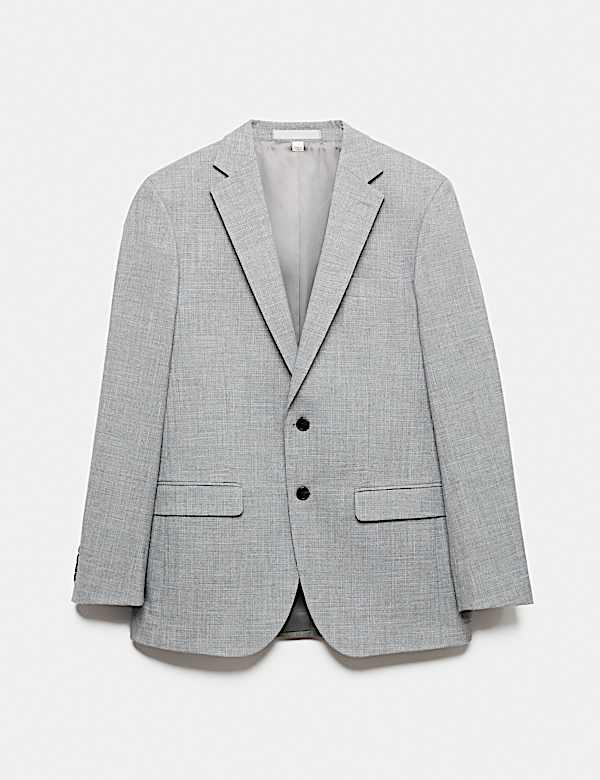Regular Fit Textured Suit Jacket - CH