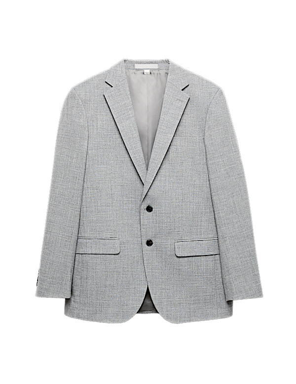 Regular Fit Textured Suit Jacket