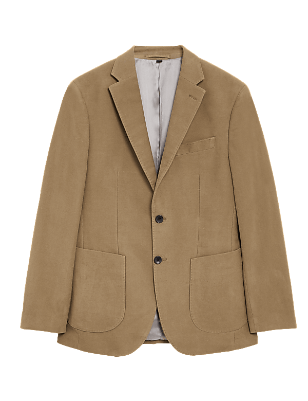 Pure Cotton Moleskin Jacket