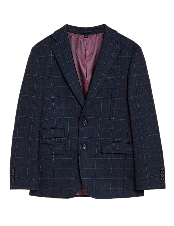 Pure British Wool Check Jacket