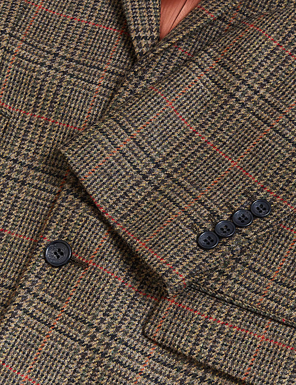 Pure British Wool Check Jacket