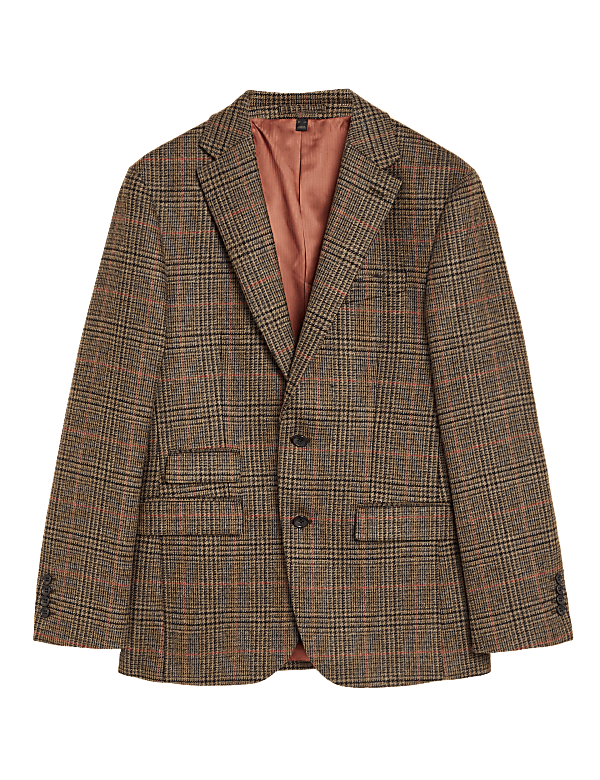 Pure British Wool Check Jacket