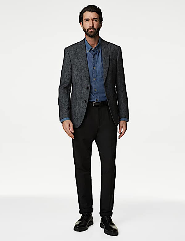 Wool Rich Textured Blazer - VN