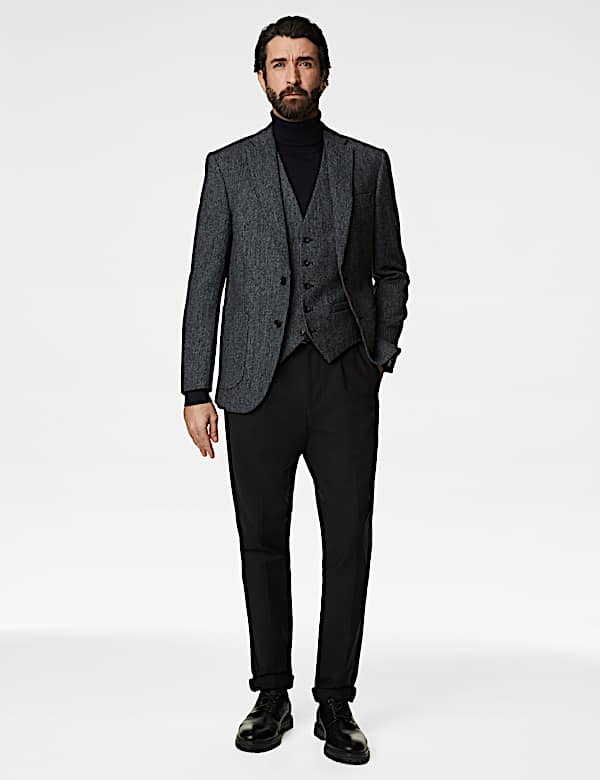 Wool Rich Textured Blazer - VN