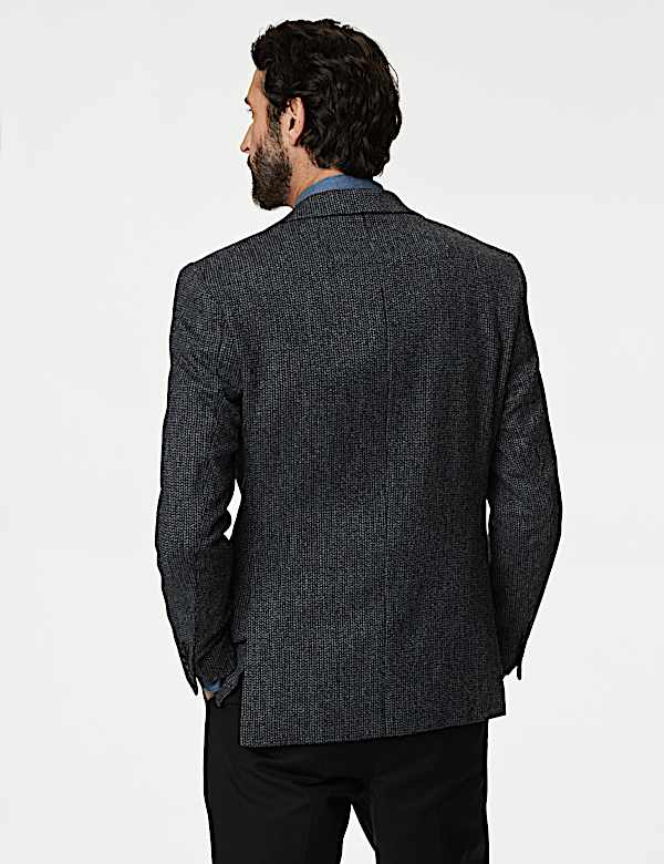 Wool Rich Textured Blazer - VN