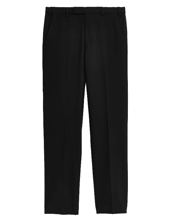 The Ultimate Black Tailored Fit Suit Trousers